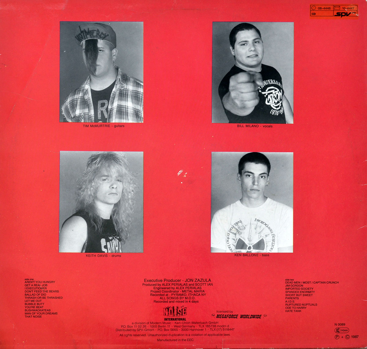 High Resolution Photo #11 Method Of Destruction USA for MOD https://vinyl-records.nl 